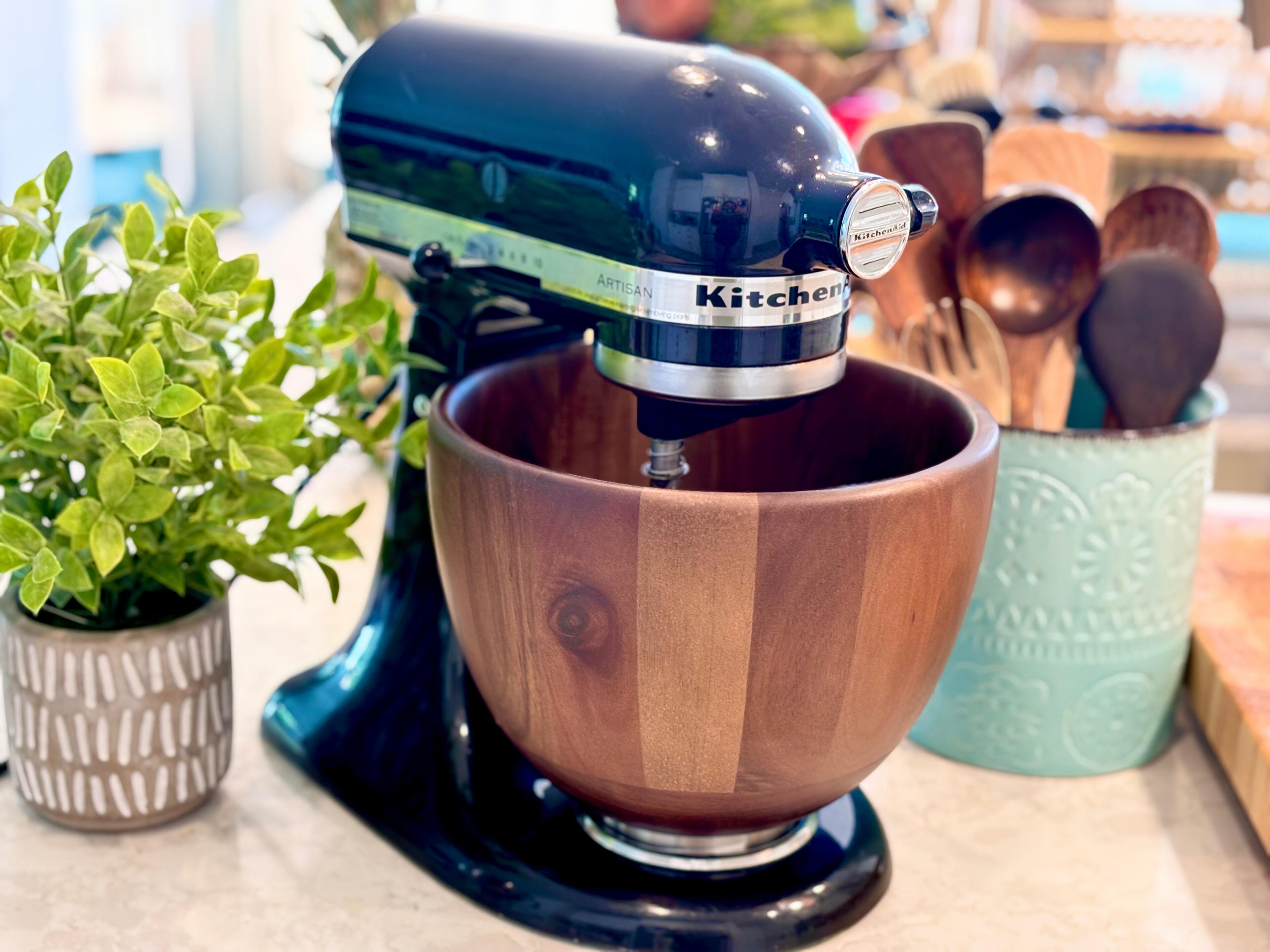 Premium Acacia Wood Mixing Bowl